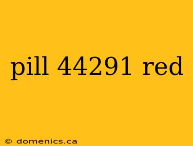 pill 44291 red