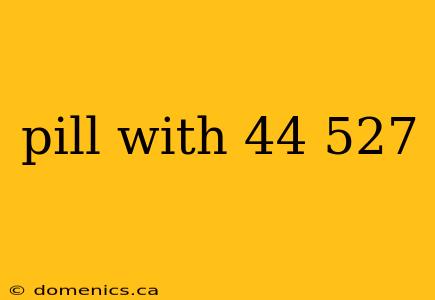 pill with 44 527