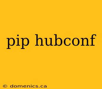 pip hubconf