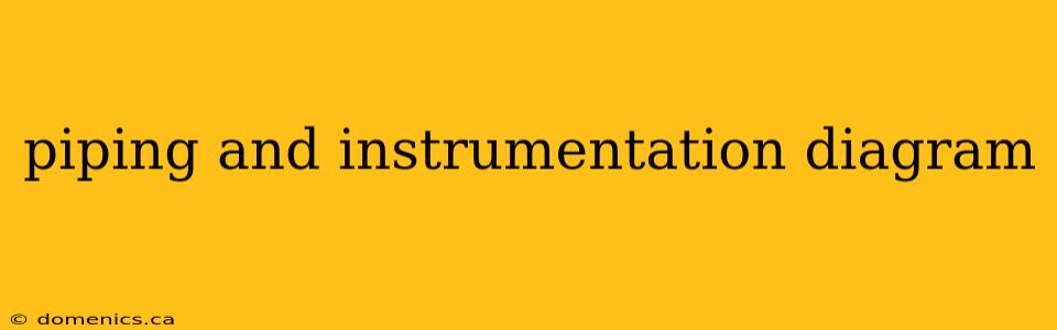 piping and instrumentation diagram