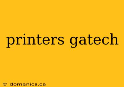 printers gatech