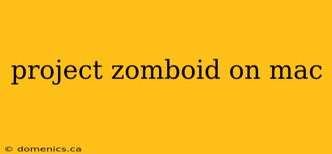 project zomboid on mac