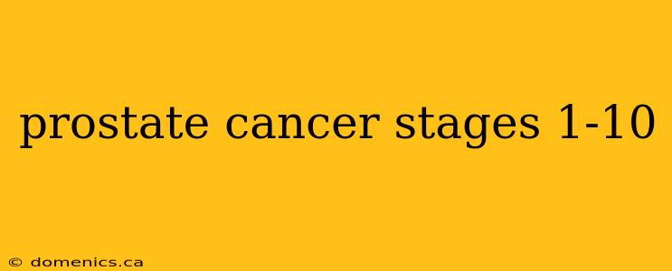 prostate cancer stages 1-10