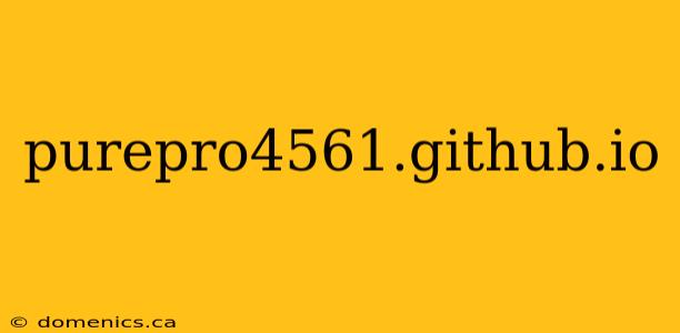 purepro4561.github.io