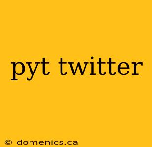 pyt twitter