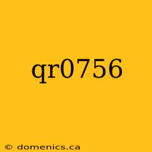 qr0756