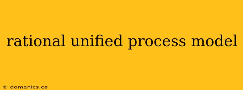 rational unified process model