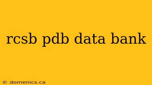 rcsb pdb data bank