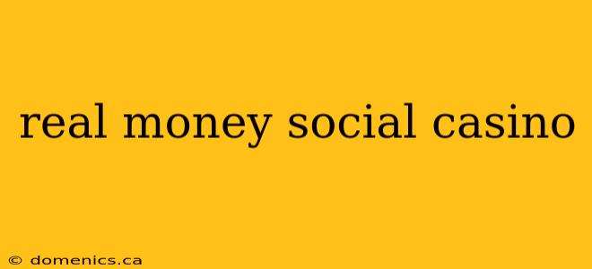 real money social casino