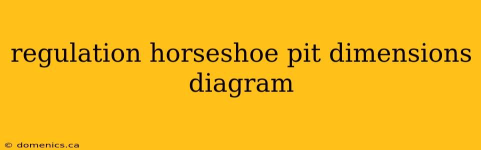 regulation horseshoe pit dimensions diagram