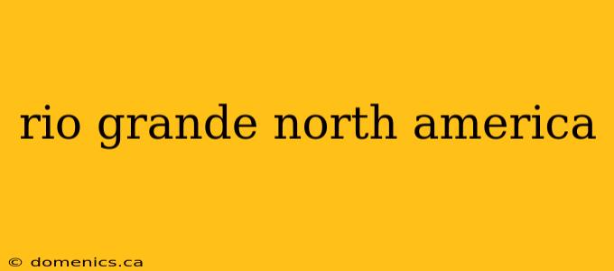 rio grande north america