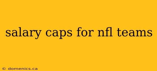 salary caps for nfl teams