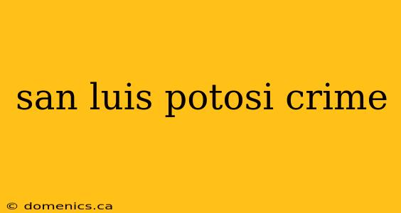 san luis potosi crime