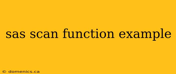 sas scan function example