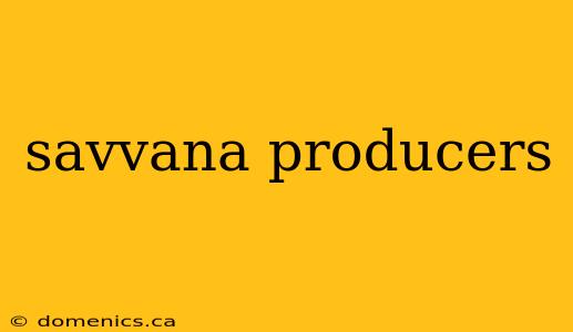 savvana producers