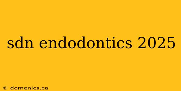 sdn endodontics 2025