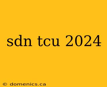 sdn tcu 2024