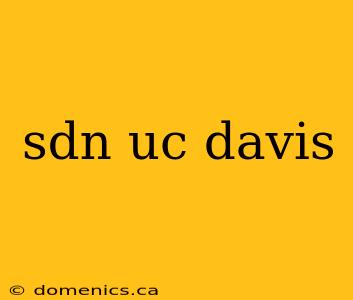 sdn uc davis