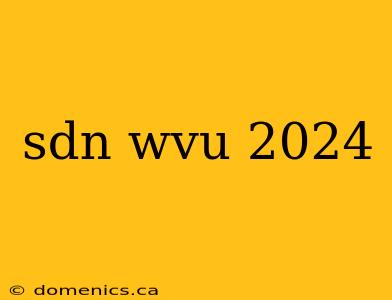 sdn wvu 2024