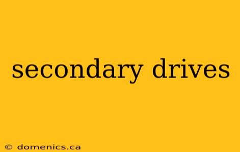 secondary drives