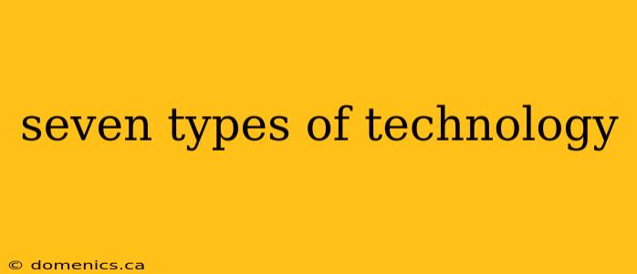 seven types of technology