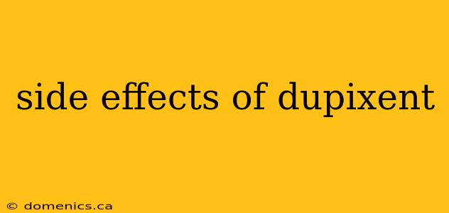 side effects of dupixent