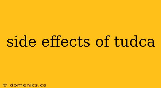 side effects of tudca