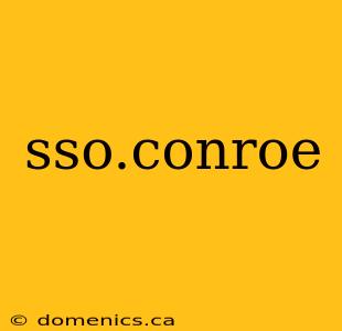 sso.conroe