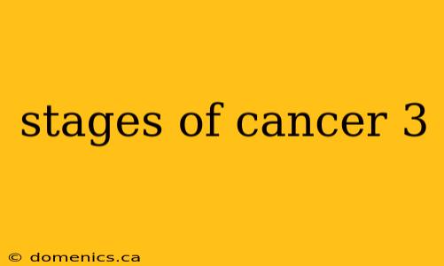 stages of cancer 3