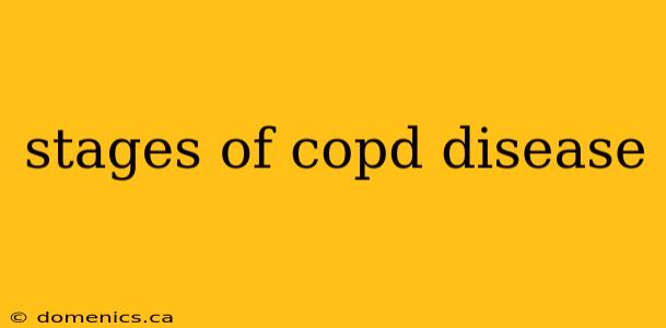 stages of copd disease