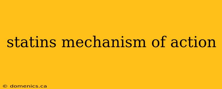 statins mechanism of action
