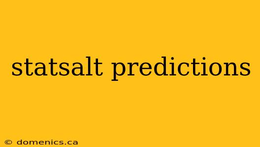 statsalt predictions