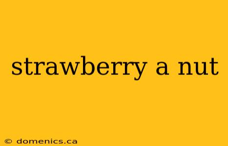 strawberry a nut