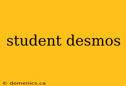 student desmos