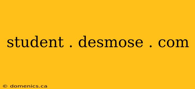 student . desmose . com