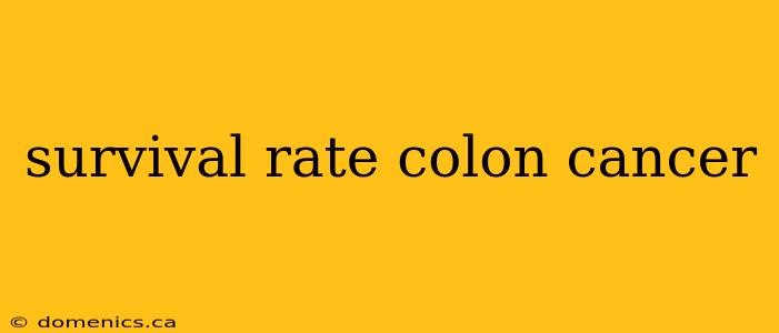 survival rate colon cancer