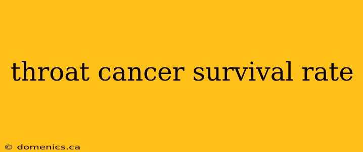 throat cancer survival rate