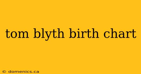 tom blyth birth chart