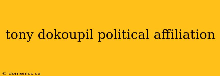 tony dokoupil political affiliation