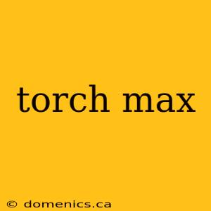 torch max