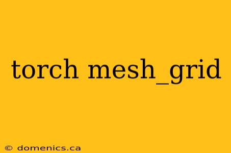 torch mesh_grid