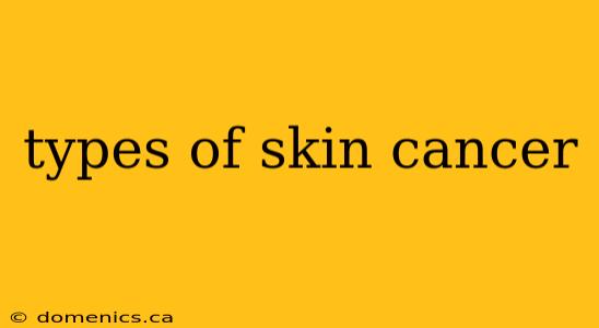 types of skin cancer