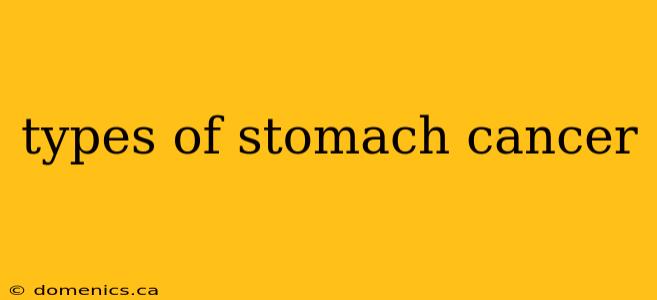 types of stomach cancer