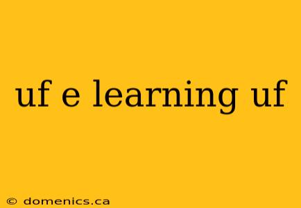 uf e learning uf