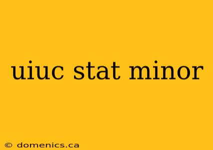 uiuc stat minor