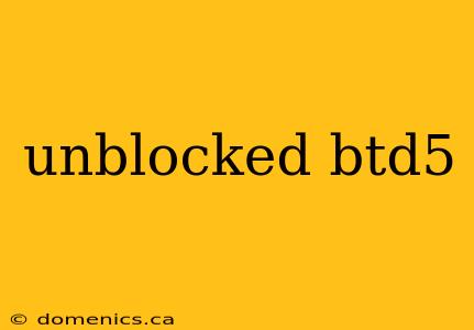 unblocked btd5