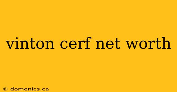 vinton cerf net worth
