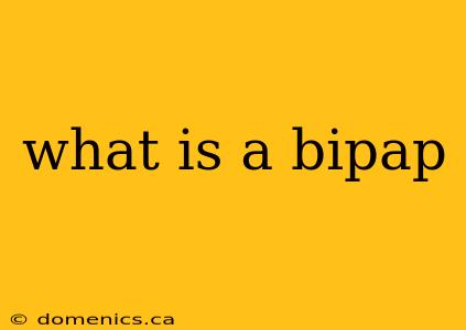 what is a bipap