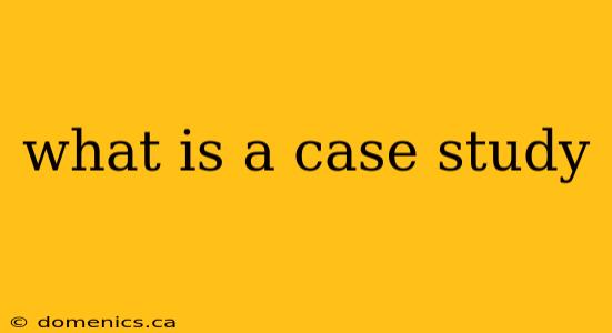 what is a case study