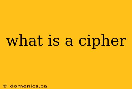 what is a cipher